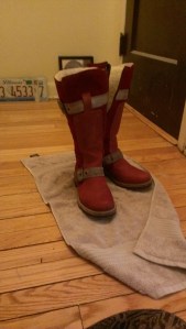 The right-size boots.