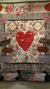 "Love is Pain." Artist, Judith Hladik-Voss.