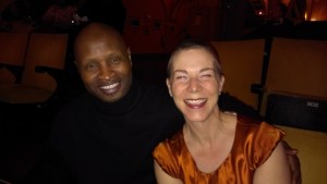 With my dance instructor, Idy.