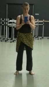 Before Class. "I am here!"