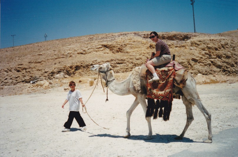 Patsy and I in Israel, nearly 20 years ago.